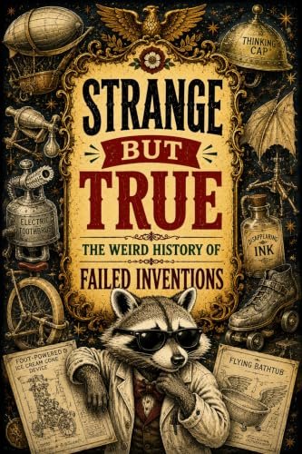 Book cover for Strange But True: The Weird History of Failed Inventions by SparkTrail Press and Guy Wann